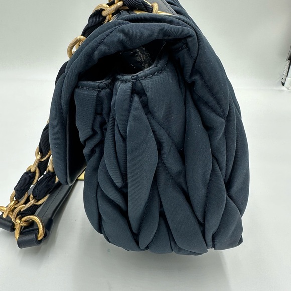 Nina Ricci Midnight Blue Braided Shoulder Bag - Picture 4 of 14